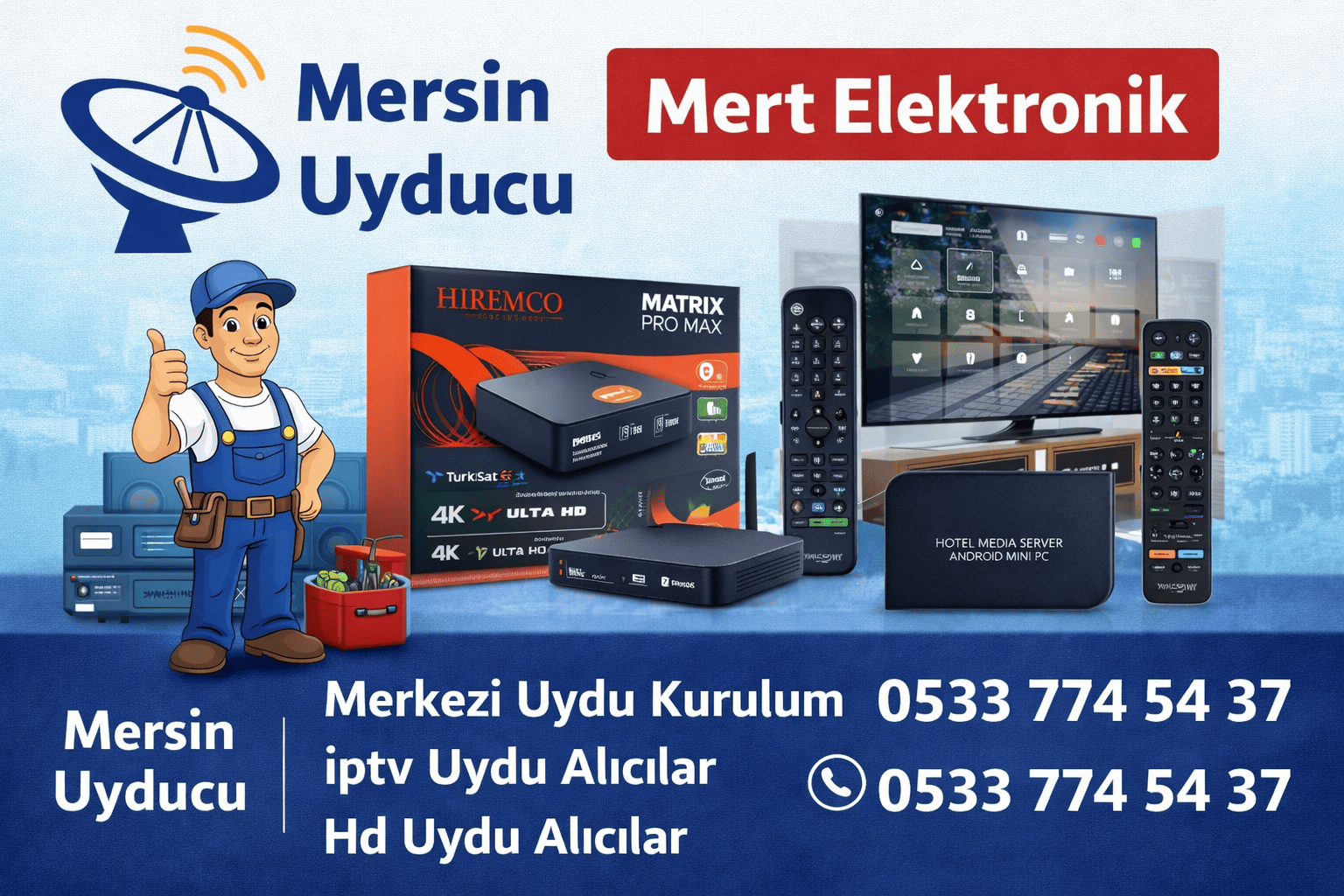 Mersin Uyducu Mert Elektronik tanitim slider gorseli 1