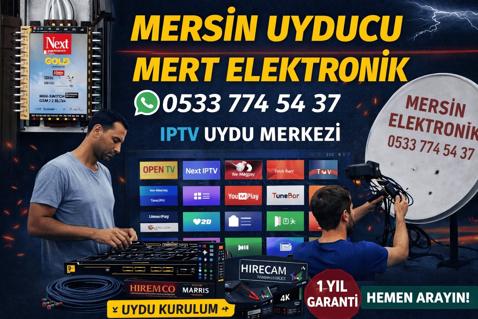 IPTV ve uydu cihazları